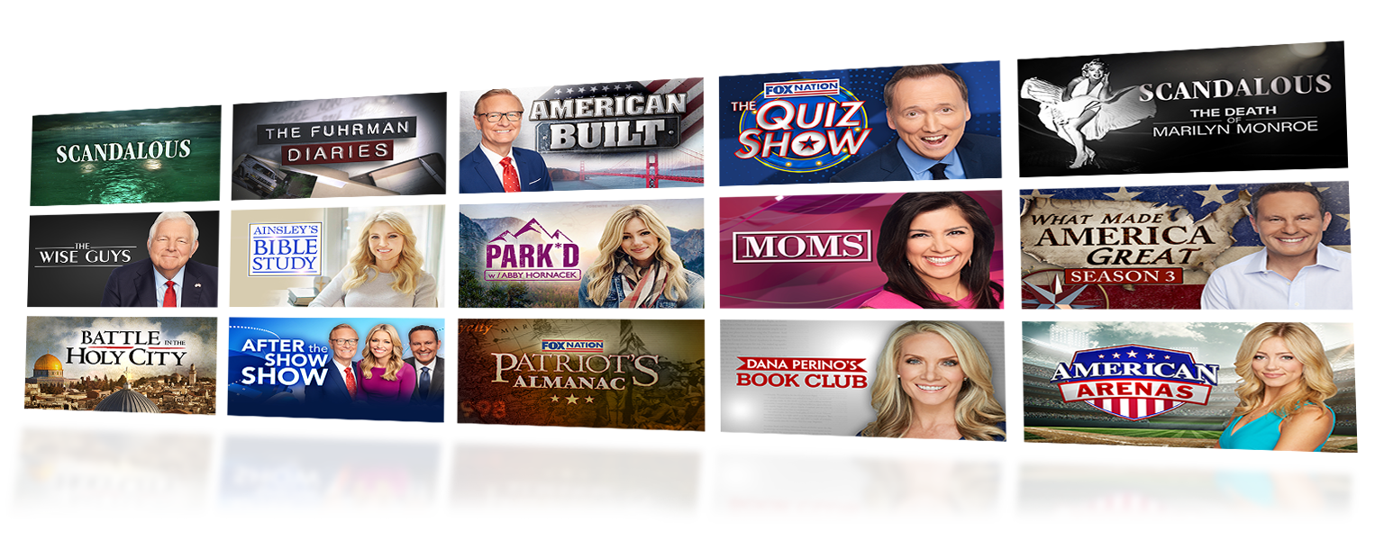 Fox nation start your free trial shows documentaries specials